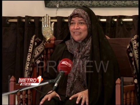 masooma sherazi..majlis on metro one tv