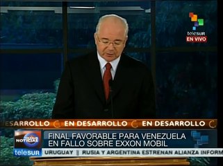 Se impone soberanía de Venezuela en fallo sobre Exxon Mobil