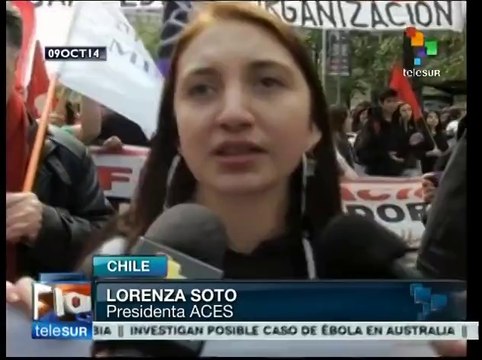 Estudiantes chilenos exigen al gobierno atender sus demandas