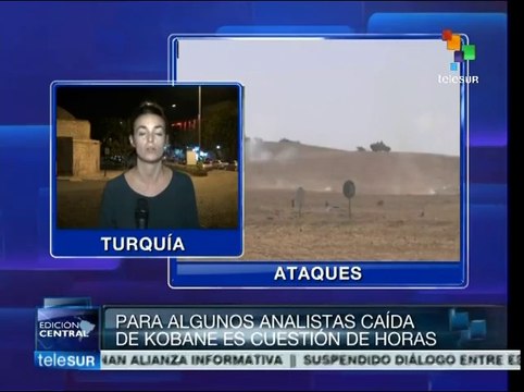 Siria: yihadistas de Daesh ganan terreno en Kobane