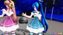 MMD Miku, Luka - огонек x огонек