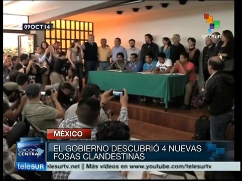 México: hallan 4 nuevas fosas clandestinas en Iguala