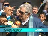 Uruguay receives Syrian refugees