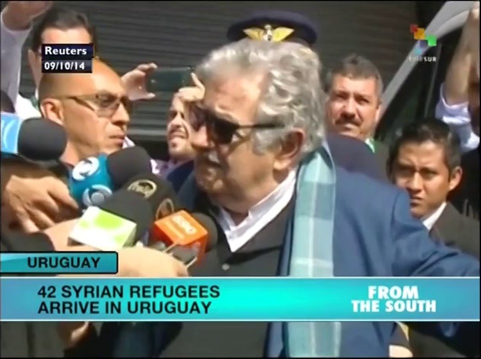 Uruguay receives Syrian refugees