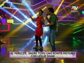 André Castañeda y Leslie Shaw