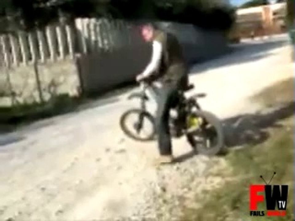 Uncle first time on a Moto !