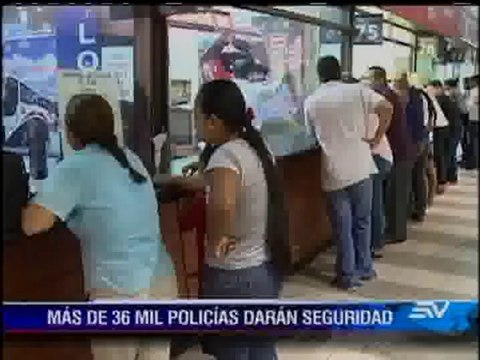 36 mil policías brindarán seguridad en todo el país durante este feriado