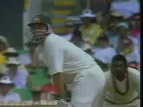 Curtly Ambrose 7 for 1 against Australia