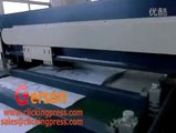 Traveling Head Hydraulic Die Cutting Machine For Hat,Pads,Cuff,Patch Pocket