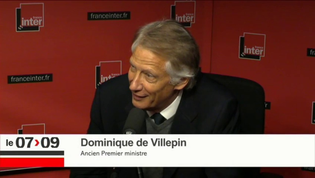 D. de Villepin : "Il faut que les négociations avec l'Iran aboutissent"