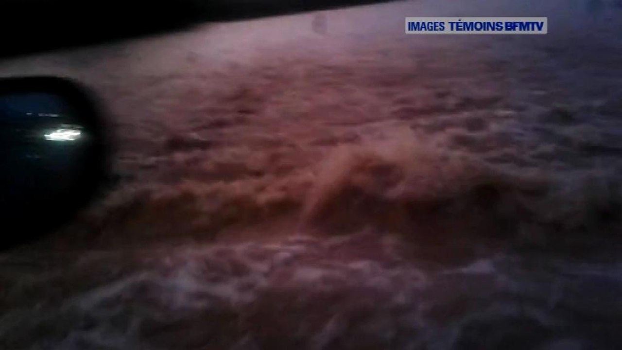 Témoin BFMTV - A Nîmes, les routes à la merci des eaux