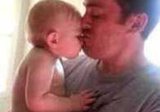 Baby Confused by Clean-Shaven Daddy