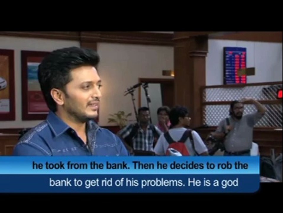 Riteish starts shooting for Bank Chor