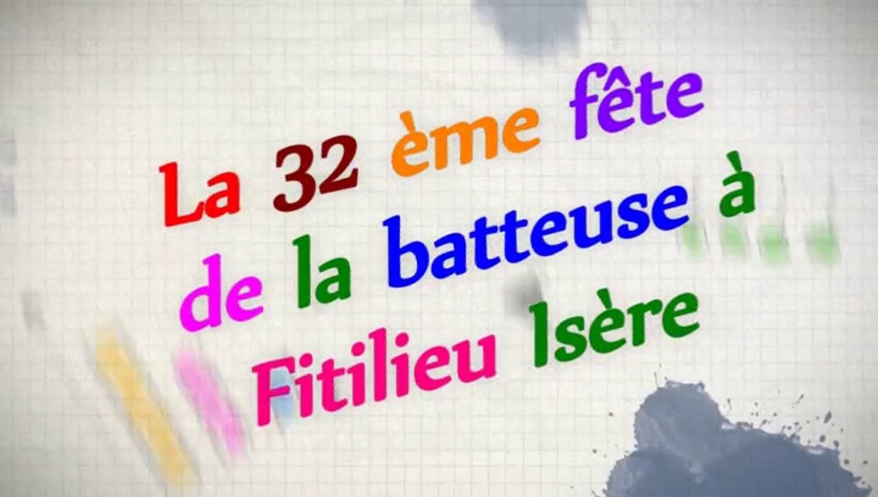 Ciné Art Loisir Bande annonce fête de la batteuse 2014 à Fitilieu by JC Guerguy