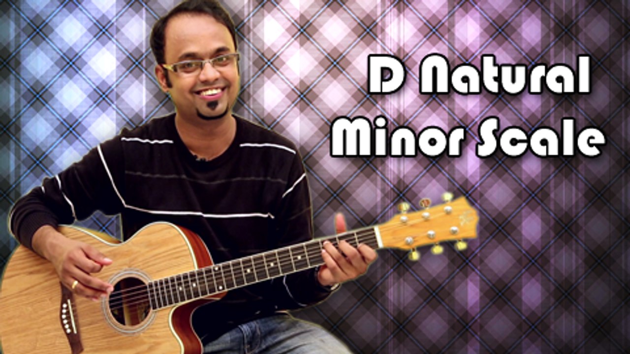 How To Play-D Natural Minor Scale-Guitar Lesson For Beginners