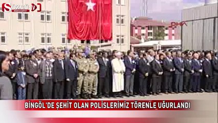 Şehitler törenle uğurlandı