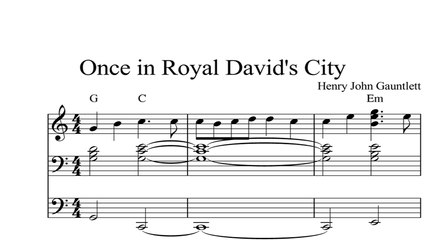 Once in Royal David's City: DIGITAL SHEET MUSIC Piano Organ & Keyboard Book 2