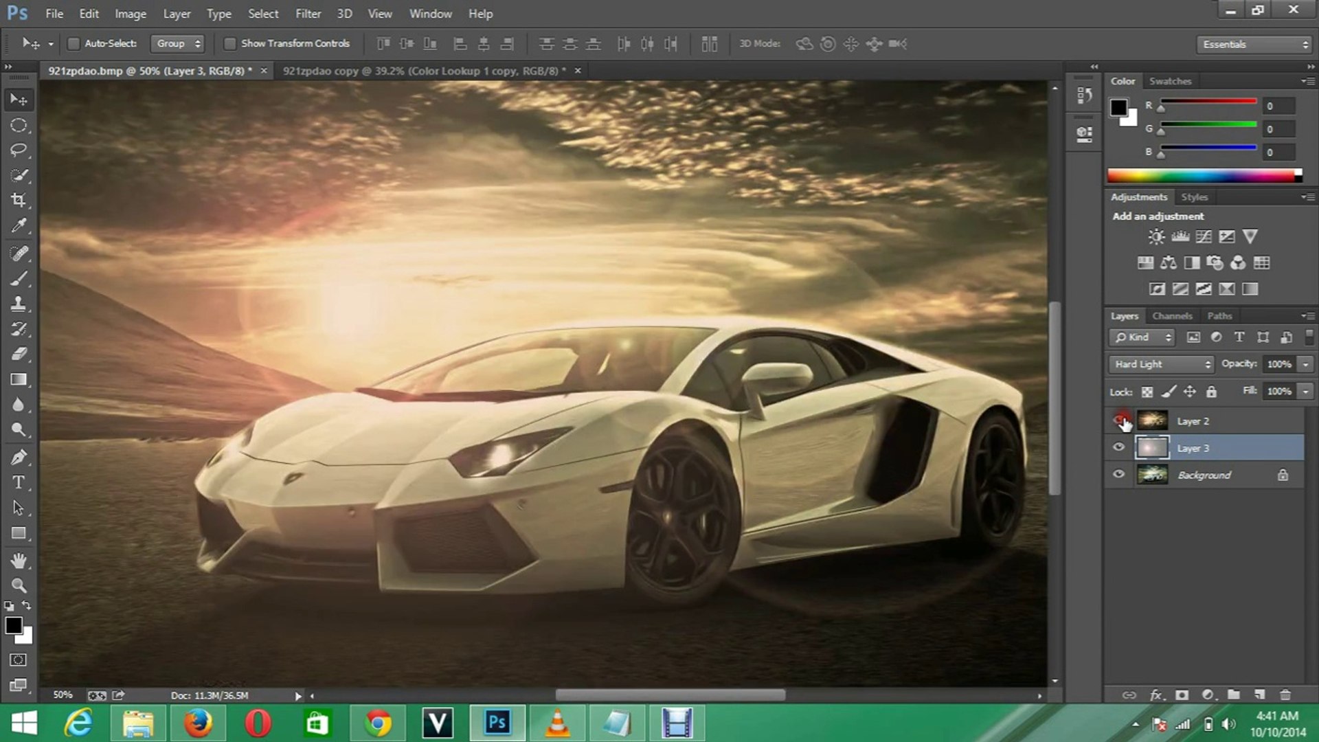 Lens Flare tutorial :Photoshop tutorial