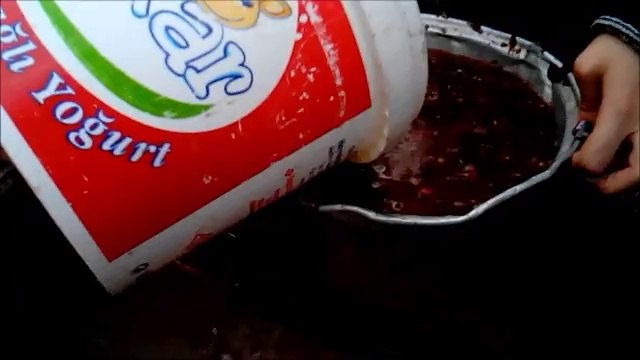 Üzüm Pekmezi Kaynatma Pekmez toprağı ve Şire süzme