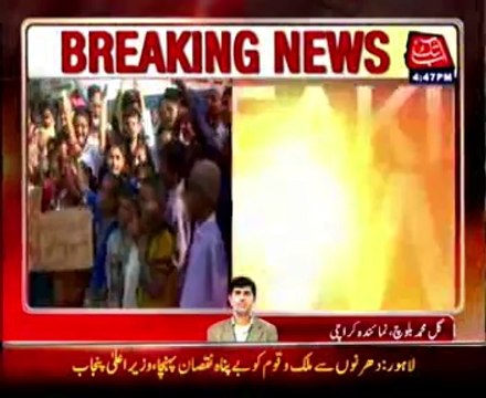 Karachi Shahrah e Faisal, Protest against CNG stations open in residential area