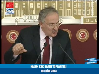 PROF.DR. HALUK KOÇ BASIN TOPLANSI 10/10/2014