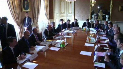 Manifestation de Kurdes devant le Quai d'Orsay