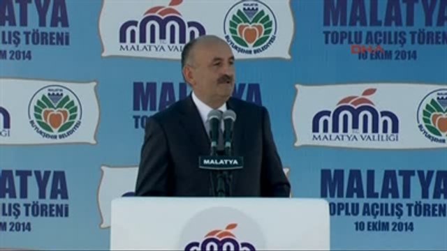 Malatya Başbakan Yardımcısı Arınç Toplu Açılış Töreninde Konuştu
