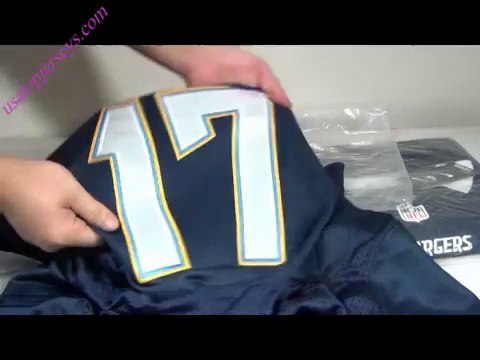 2014 NFL Draft jerseys San Diego Chargers Philip Rivers #17 Premier unboxing review