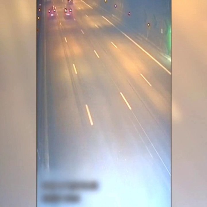 Crash en direct!! Un mur chute dans un tunnel sur l'A4