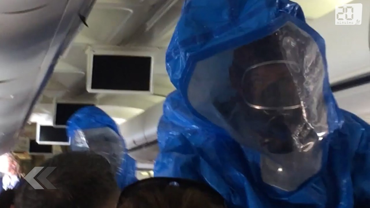 Il blague sur Ebola et bloque un avion au sol.