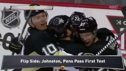 Flip Side: Johnston, Pens Pass 1st Test