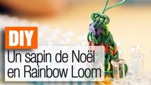 Faire un sapin en élastiques Rainbow Loom - Tuto DIY déco de Noël