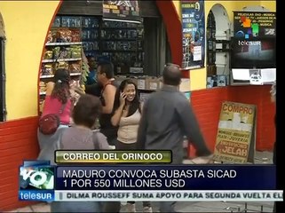 EE.UU.: Sicad 2 convoca a subasta de divisas