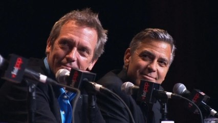 George Clooney spends his honeymoon at Comic Con