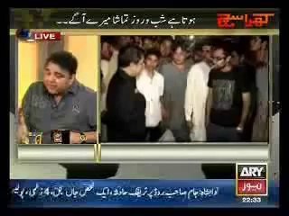 Khara Sach 9 october 2014 Ary News With Mubashir Lucman