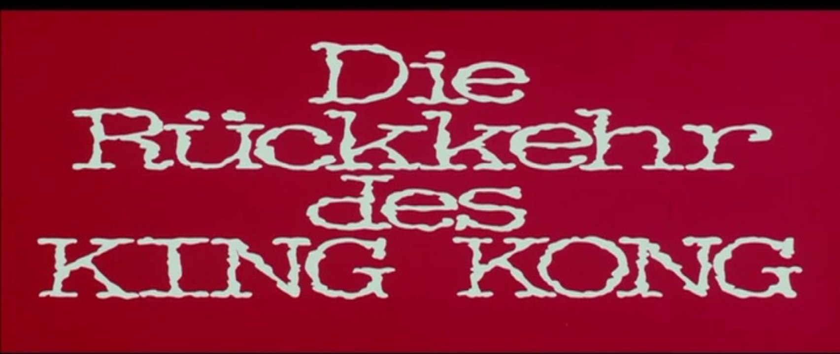 King Kong vs. Godzilla - German Theatrical Credits