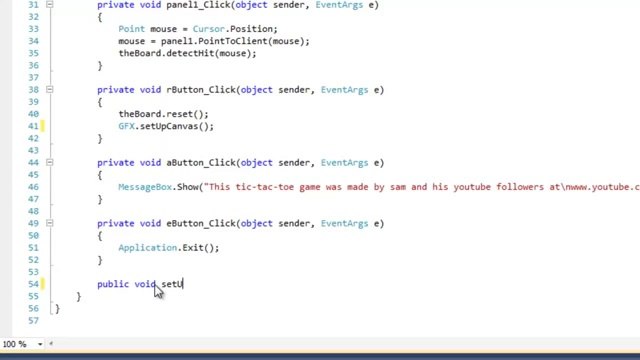 C# Tic-Tac-Toe Tutorial 12 - Making the Label