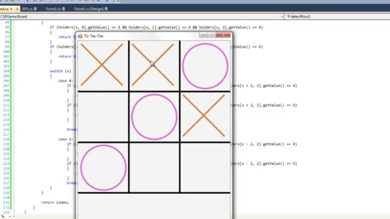 Tic Tac Toe Tutorial using c# Video No-10