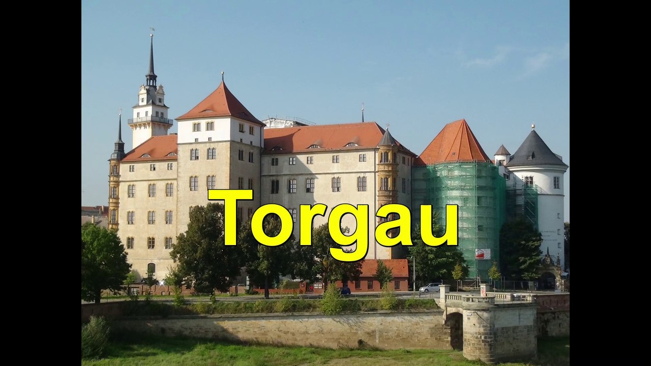 Torgau an der elbe in sachsen