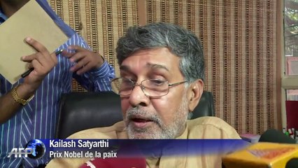 Nobel de la paix: "une reconnaissance pour les enfants esclaves", dit l'Indien Satyarthi