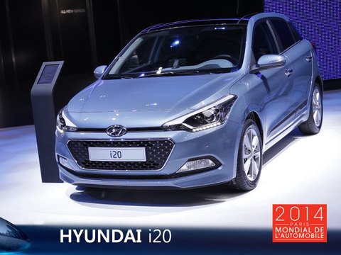 La Hyundai i20 en direct du Mondial de l'Auto 2014