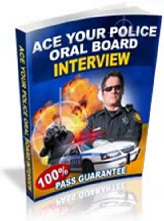 Ace Your Police Oral Board Interview