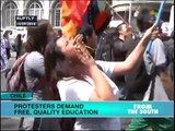 Chilean student protesters demand free, quality education