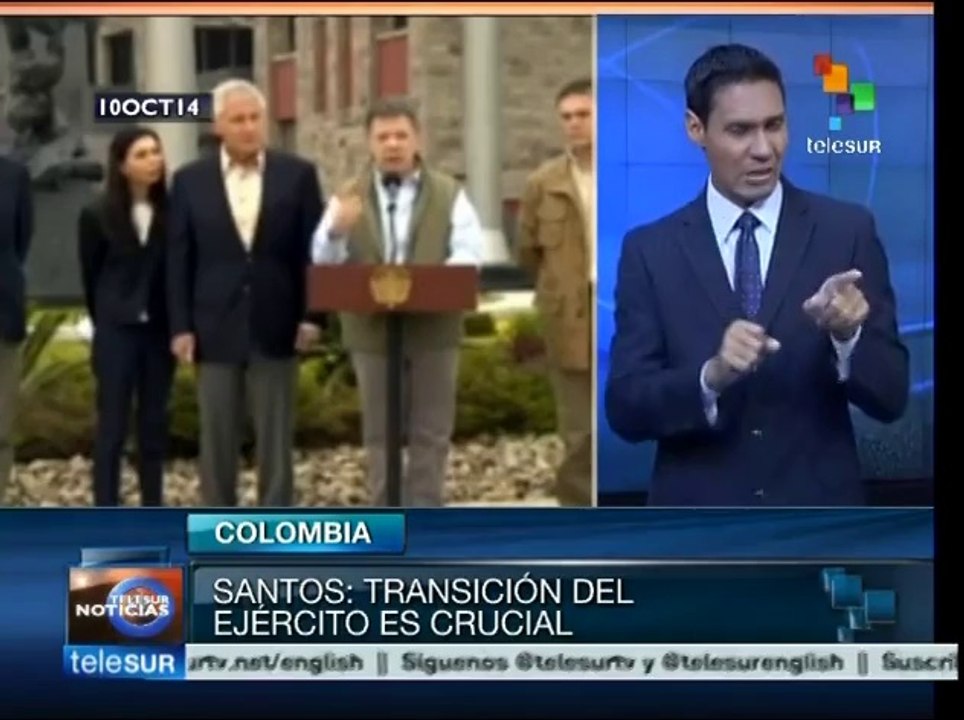 Colombia: se reúnen presidente Santos y secretario de defensa de EEUU