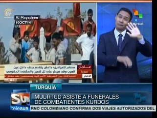 Siria: entierran en Kobane a víctimas del Estado Islámico