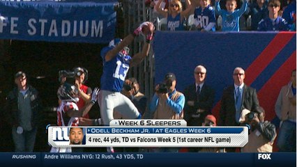'NFL Fantasy Live': Week 6 sleepers