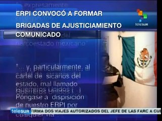 México: convoca ERPI a "brigadas de ajusticiamiento"
