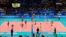 BRASIL 3X0 DOMINICAN REPUBLIC SET 1A - ROUND 3 - MILANO - VOLLEYBALL WOMEN'S WORLD CHAMPIONSHIP ITALY 2014