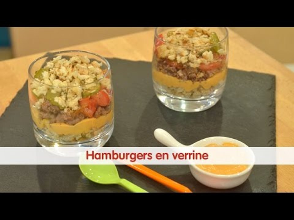 Recette de Hamburgers en verrine - 750 Grammes
