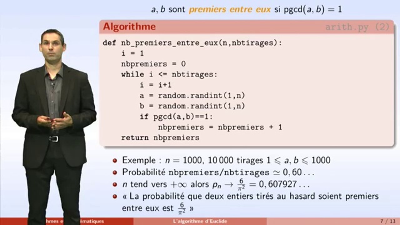 Algorithmes - partie 5 - arithmétique, algorithmes récursifs - YouTube